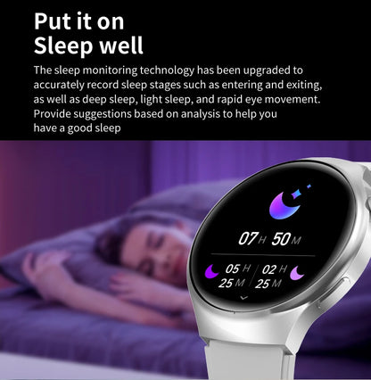 2025 New Men Smart Watch NFC Watch S10 Pro GPS 360*360 HD Screen AMOLED Heart rate BT Call Health Monitoring Women Smartwatches