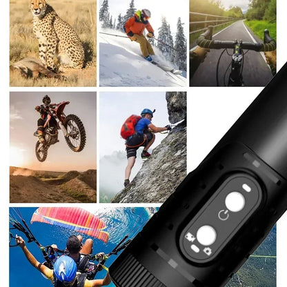 Anti Shake Shotgun Camera 4K 1080P Outdoor Hunting Camera Sport DV WiFi Motorcycle Bike Helmet Camera Action Cam With Flashlight