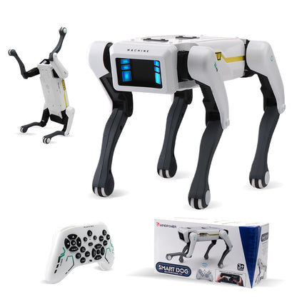 RC Mechanical Dog Multifunction Electric Intelligent Robot Dog with Turret Educational Toy Bionic Smart Robot Toy Gift ﻿