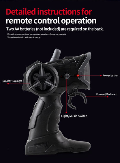 Rc Car Waterproof Amphibious 4Wd Off-Road Vehicle Remote Control Water Land Crawler Stunt Climbing Truck Toys for Boys Children