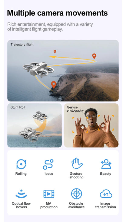 2025 GT3 RC Drone 8K 5G Professional HD Aerial Photography Obstacle Avoidance Remote Control Aircraft Dual Camera Quadcopter Toy