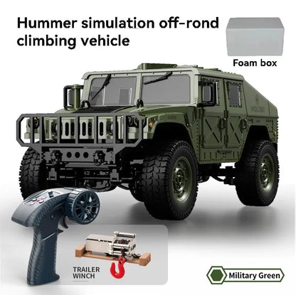 JJRC C8835 RC Car Simulation 4x4 All-terrain 2.4G Remote Control Car Off-road Climbing Electric Truck with LED Light RC Toy Gift