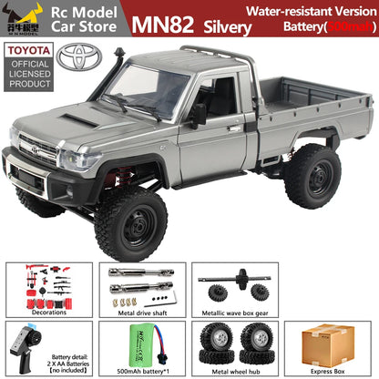MN MODEL 1/12 4WD Remote Control Diving Off-road Car Climbing Truck All Terrain Vehicle Rock Crawler Wading Pickup Toy for Adult