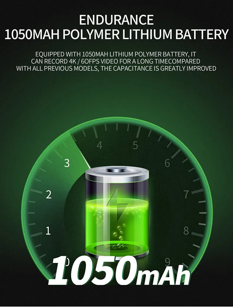 Action Camera 4K60FPS With Remote Control Screen Waterproof Sport Camera drive recorder Sports Camera Helmet Action Camera