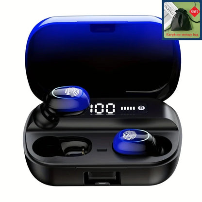 New Wireless In-Ear Earphones Sound Intelligent Noise Cancelling Sports Fitness Running Earphones Stereo Surround Sound