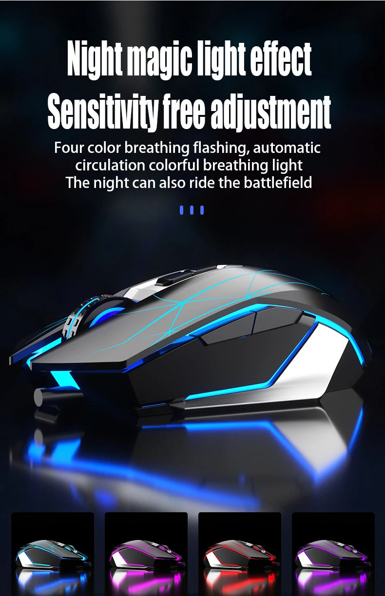 S50 New Gaming Mouse, Wired Mechanical Game, Macro Programming, Notebook, Desktop Computer, Office