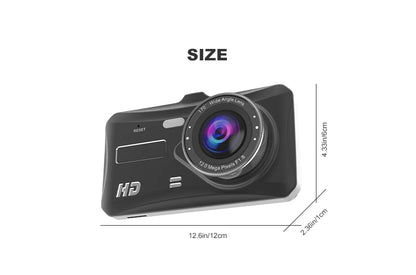 Dashcam 24H Touch Night Vision FULL HD 1080P Front And Rear Camera 4.0 Inch CAR DVR Mirror Digital Video Recorder Dvr Black Box