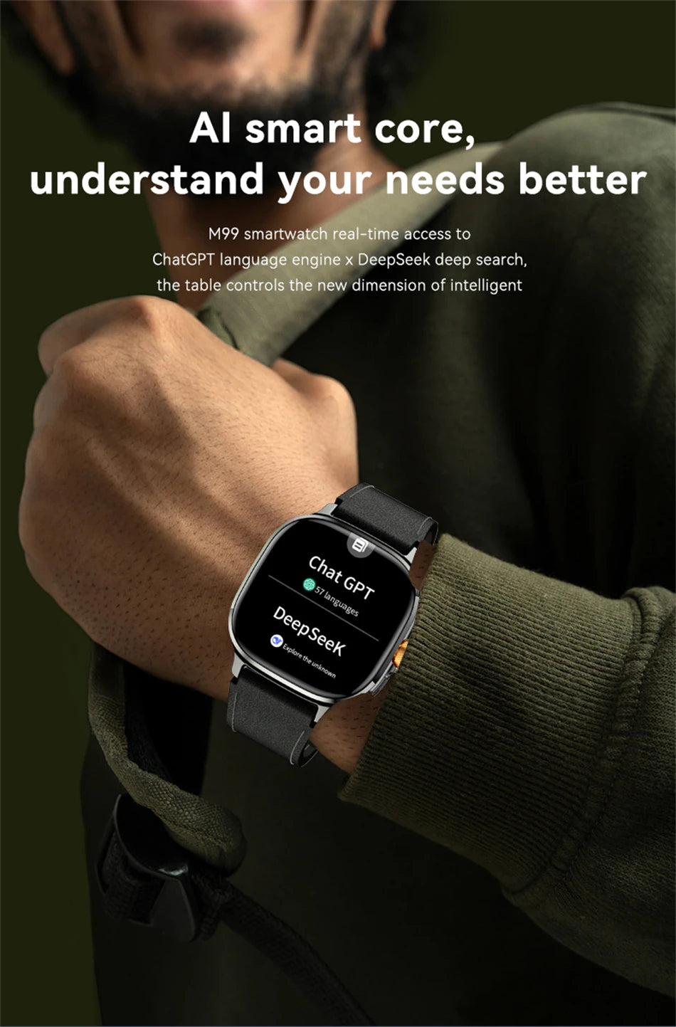 5G/4G Full Network Smart Watch 2.40 inch Big Screen HD Video Call 8GB+128GB RAM 2100mAh Google Play WIFI GPS Sim Card Smartwatch