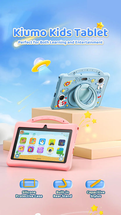 2025 New Kid's Tablet Android 14 7.1 HD Screen 1280*600 IPS 4GB+128GB Memory 3200mAh GPS Satellite Positioning Tablet Boys Girls