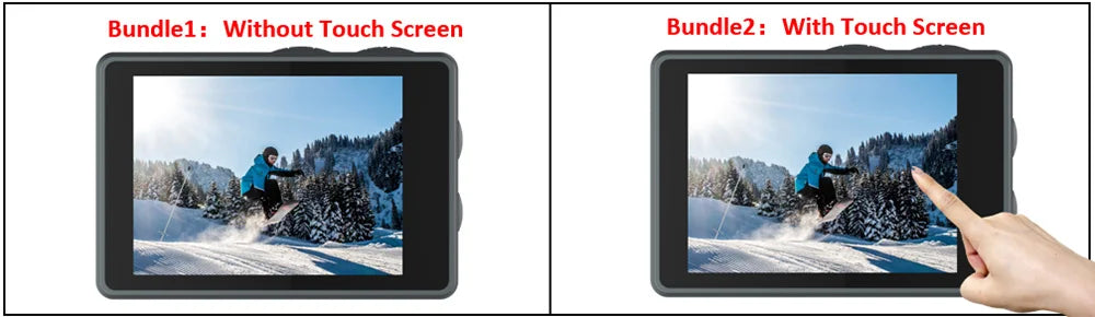 5K 4K60FPS Action Camera Dual IPS Touch LCD DVR EIS 170° 30M Waterproof 5X Zoom Sport Camera With Wireless Mic&Remote Control