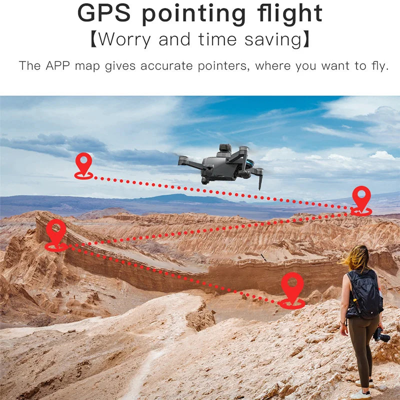 Drone GPS 8K L200 PRO MAX Professional 2-Axis PTZ HD Dual Camera 5G WIFI FPV 360° Laser Obstacle Avoidance Brushless Motor Dron