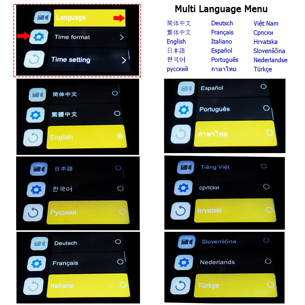 5K 4K60FPS Action Camera Dual IPS Touch LCD EIS 170° DVR 30M Waterproof 5X Zoom Sport Camera With Wireless Mic & Pre Recording