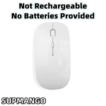 Wireless gaming mouse, quiet and magical, suitable for laptops and tablets, with battery powered and rechargeable versions