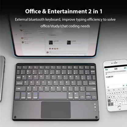 Bluetooth Wireless Keyboard Android IOS Windows Black Keyboard And Mouse Extra Long Standby Tablet Keyboard IPad Keyboard