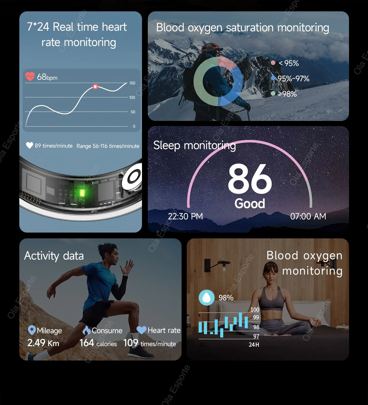 R09 Smart Ring 2025 Gesture control Sleep Health Monitor Bluetooth Rings IP68 Waterproof Sports Modes Smartring Men Women gifts
