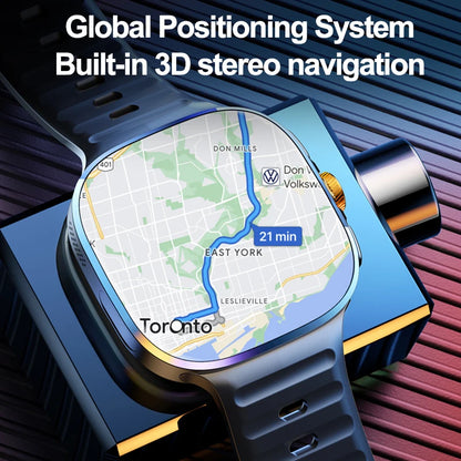 5G/4G Full Network Smart Watch 2.40 inch Big Screen HD Video Call 8GB+128GB RAM 2100mAh Google Play WIFI GPS Sim Card Smartwatch