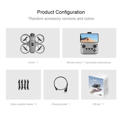 XIAOMI D16 Mini Drone 8K HD Dual Camera Profesional 180° Electric Adjustable GPS Positioning Obstacle avoidance Bushless UAV