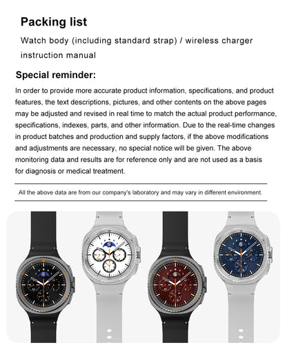 New DT Watch 8 Ultra Smart Watch Classic NFC Health Monitoring GPS Bluetooth Call IP68 Waterproof HD Smartwatch For IOS Android