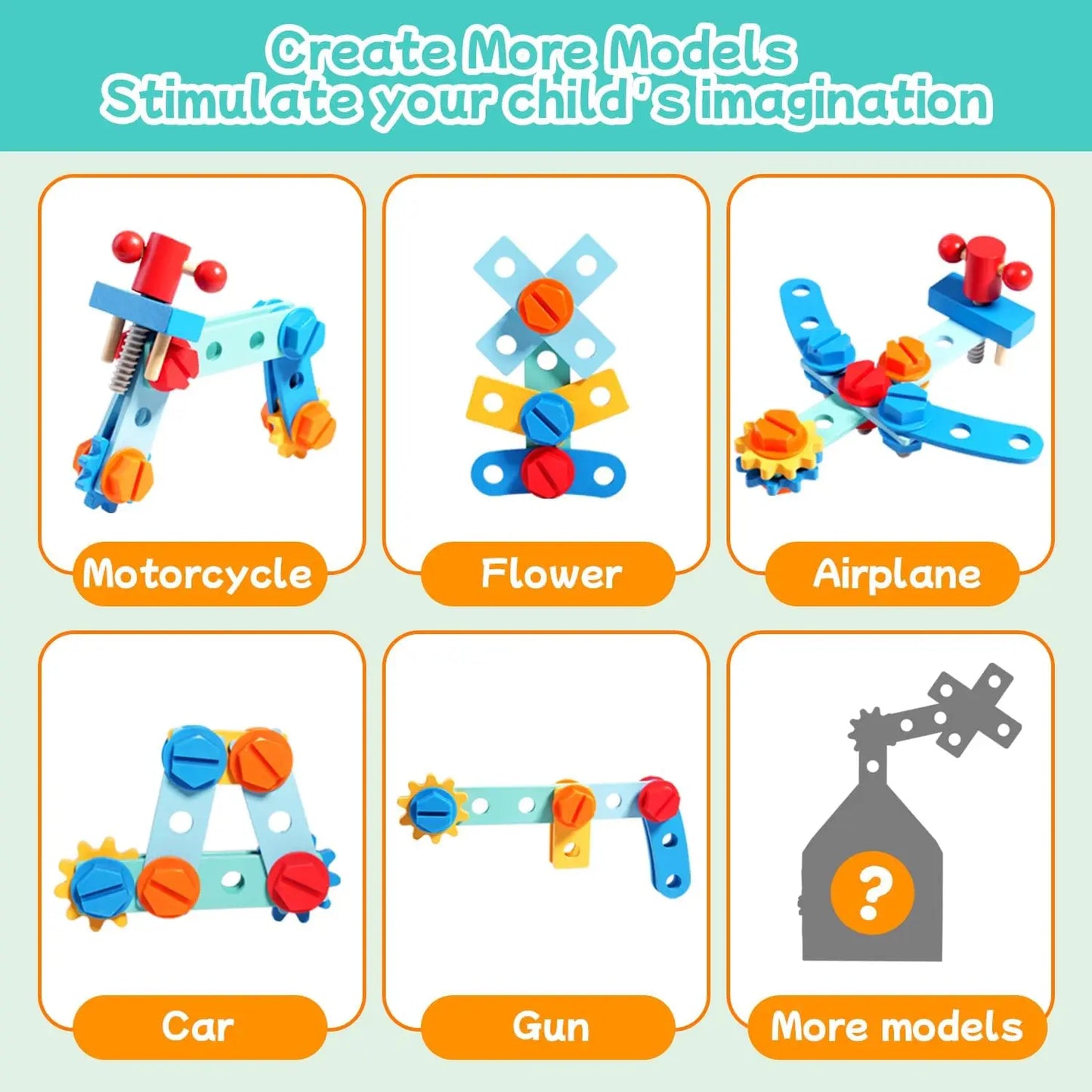 Tool Bench for Kids Toy Play Workbench Wooden Tool Bench Workshop Workbench with Tools Set Wooden Construction Bench Toy for Boy