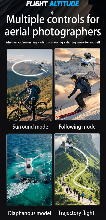 2025 New AE3 PRO Max+ GPS Drone 8K Dual Camera With Screen 5G Wifi FPV 3-Axis Gimbal Obstacle Avoidance Quadcopter RC Dron Toy