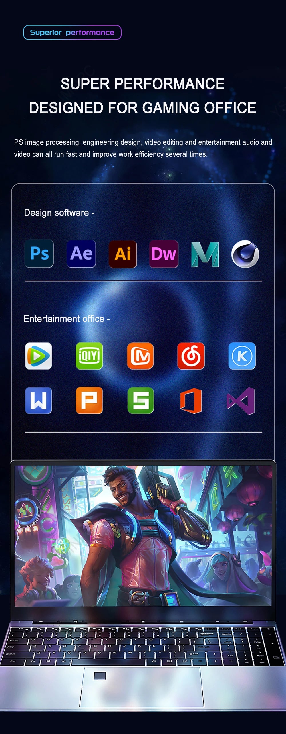 CARBAYTA Max Ram 32GB Rom 2TB SSD Metal Computer 5G Wifi Bluetooth AMD Ryzen 7 4800U Windows 10 11 Pro Gaming IPS Laptop