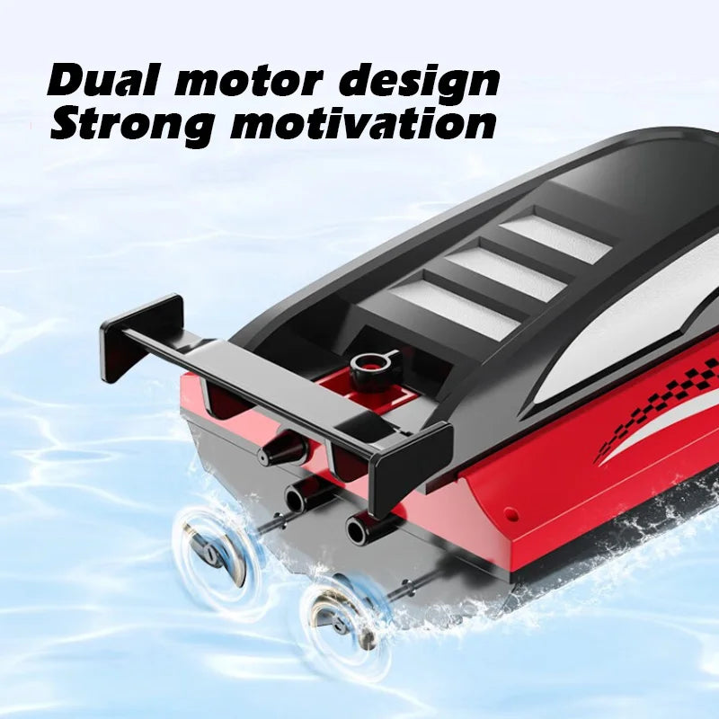 High Speed Remote Control Boat | Dual Motor Waterproof - Boy Toys