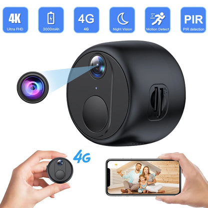 4K Mini Camera Waterproof Sport Camera 60FPS With Remote Control Screen drive recorder Sports Camera Helmet Action Cam