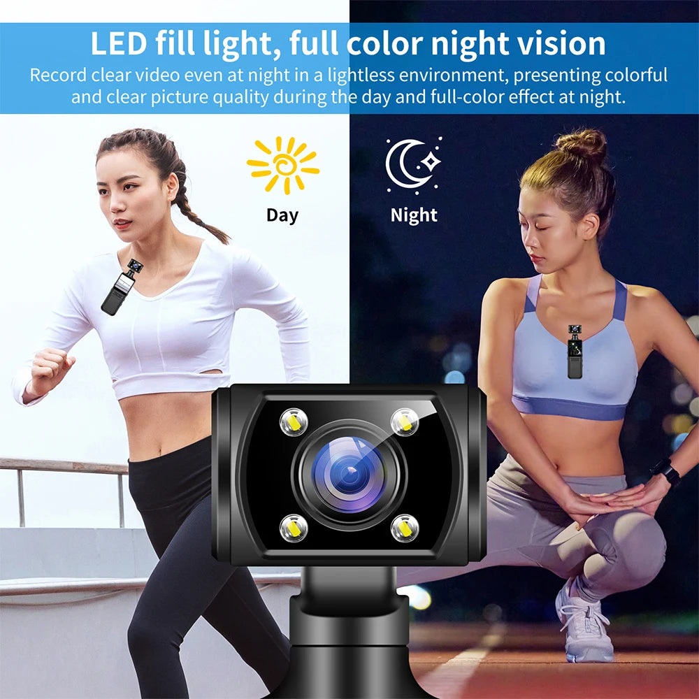 4K HD Action Camera 180 Rotatable Vlog WiFi Mini Sports Wearable Camera Infrared Night Vision Sports DV Bicycle Driver