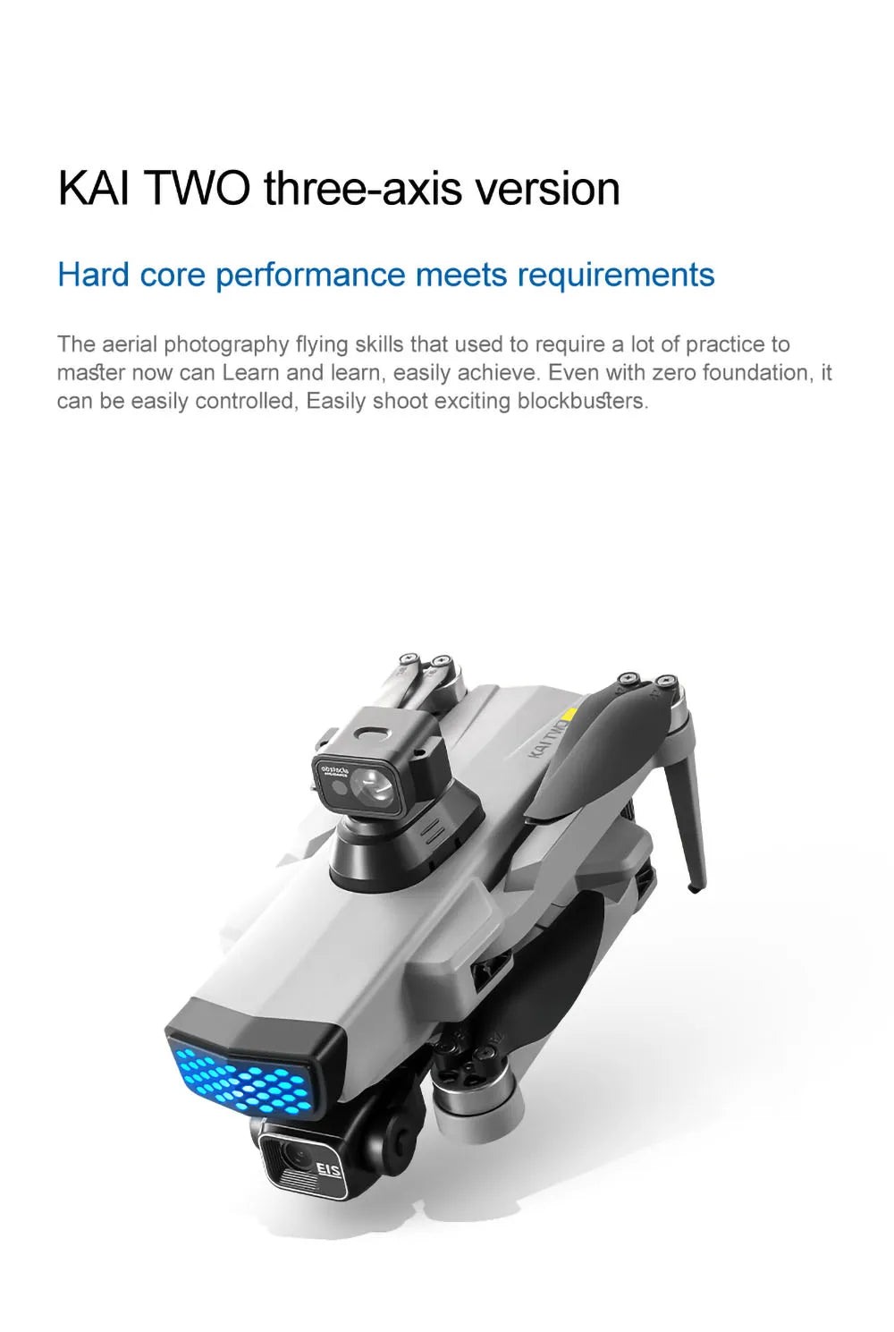 KAI TWO PRO GPS 8K Professional Dron 3-Axis Self Stabilization HD Camera 360 Obstacle Avoidance Brushless RC Quadcopter VS SG107