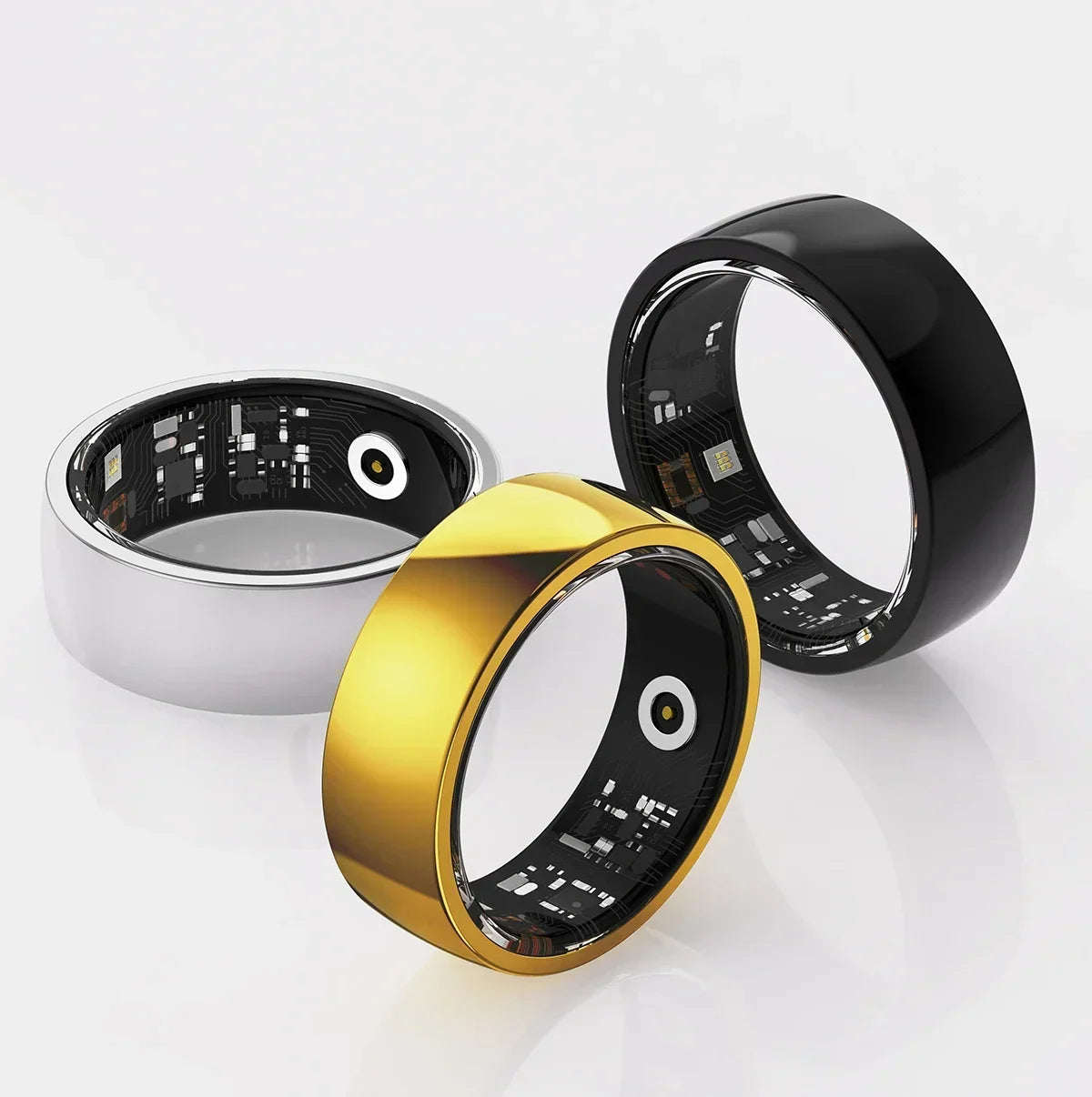 Zordai R09 R12 Smart Ring Men Women Wearable Ring For Xiaomi Heart Rate Blood Oxygen Sleep Health Sport Fitness IP68 Waterproof