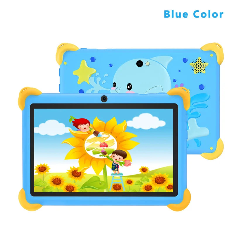 2025 New 7 Inch Cartoon Pattern Kids' tablets Quad Core 4GB RAM 64GB ROM 5G WiFi Learning Education Games Tablet Children's Gift