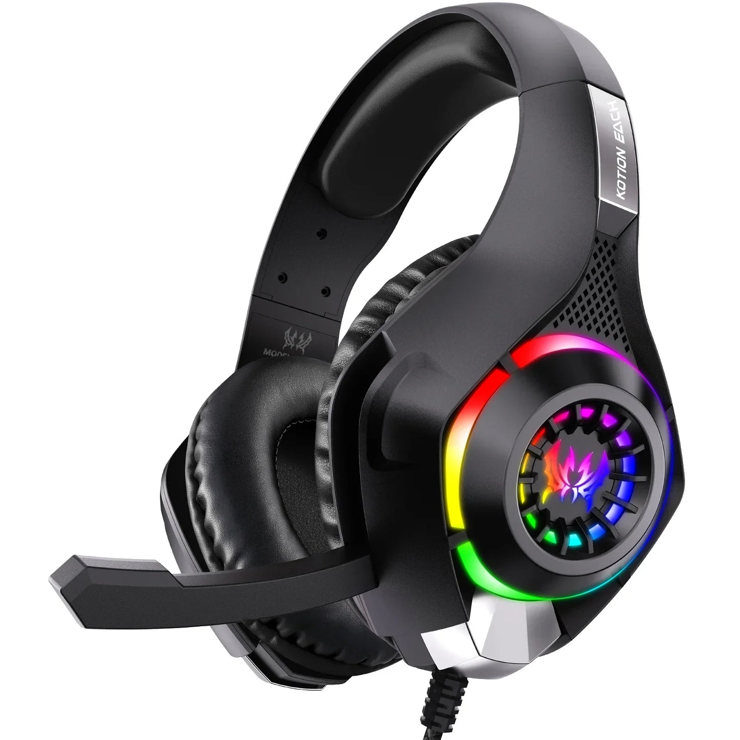 Gaming Headset Gaming Headphones with Noise Canceling Mic Deep Bass Stereo Sound  for PC Computer Ps5 Switch Mobile