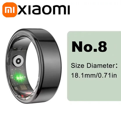 Xiaomi Smart-Ring Bluetooth Health Monitoring Blood Oxygen Sleep Heart Rate Multi-sport Modes Waterproof IP68&5ATM Men Women New