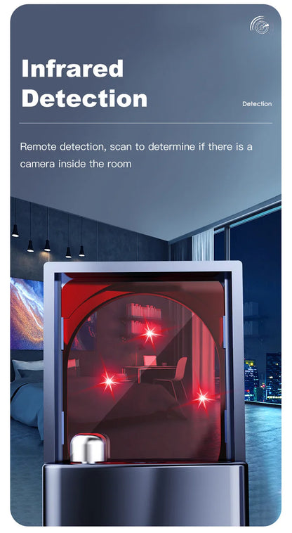 Anti Candid Camera Detector Surveillance Camera Security Alarm Anti-positioning Monitoring Infrared Scanner Hotel Smart Signal