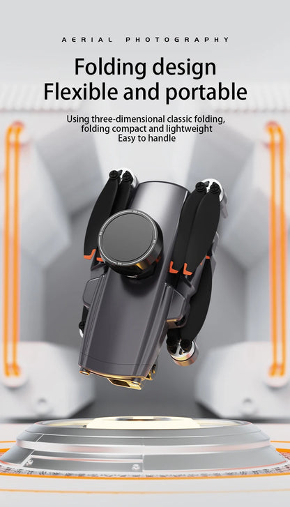 jjrc M105 3-axis Gimbal Screen Control relay version 4.5inch Remote Control Folding GPS Drone Brushless Obstacle Avoidance 8K HD