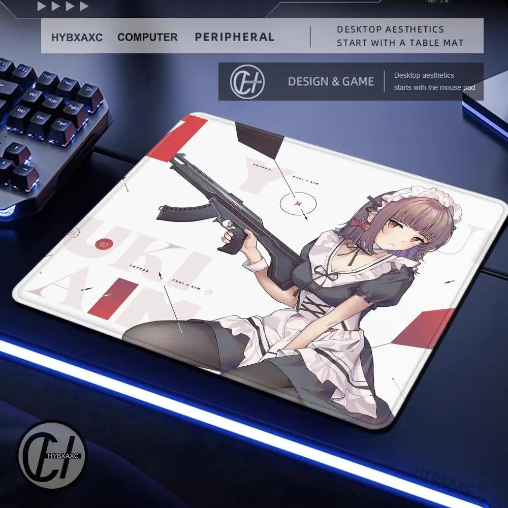 Large Gaming Mouse Pad Customizable Pattern Upgraded Smooth FPS Esports Office Gaming Desk Mat Gaming Accessories Rubber Mats