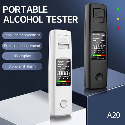 Xiaomi Alcohol Detector Portable Professional High Sensitivity Type-c Charging Breathalyzer Drunk Driving Car Electronic Tool