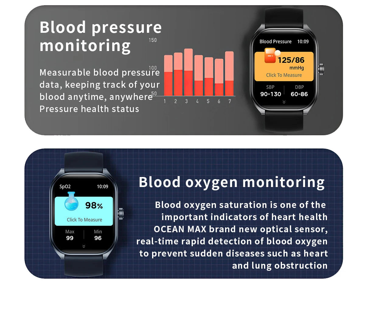 Smart Watch 2.01'' AMOLED Curved Screen IP68 Waterproof Bluetooth 5.3 Call AI Vioce Assistant Fitness Smartwatch for Men