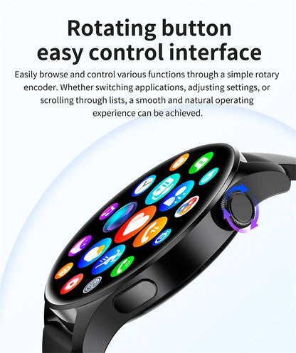 2025 New Watch 3 Smart Watch Men 1.53 Inch HD Screen GPS Fitness tracker Bluetooth Call Health IP67 Waterproof Smartwatch Man