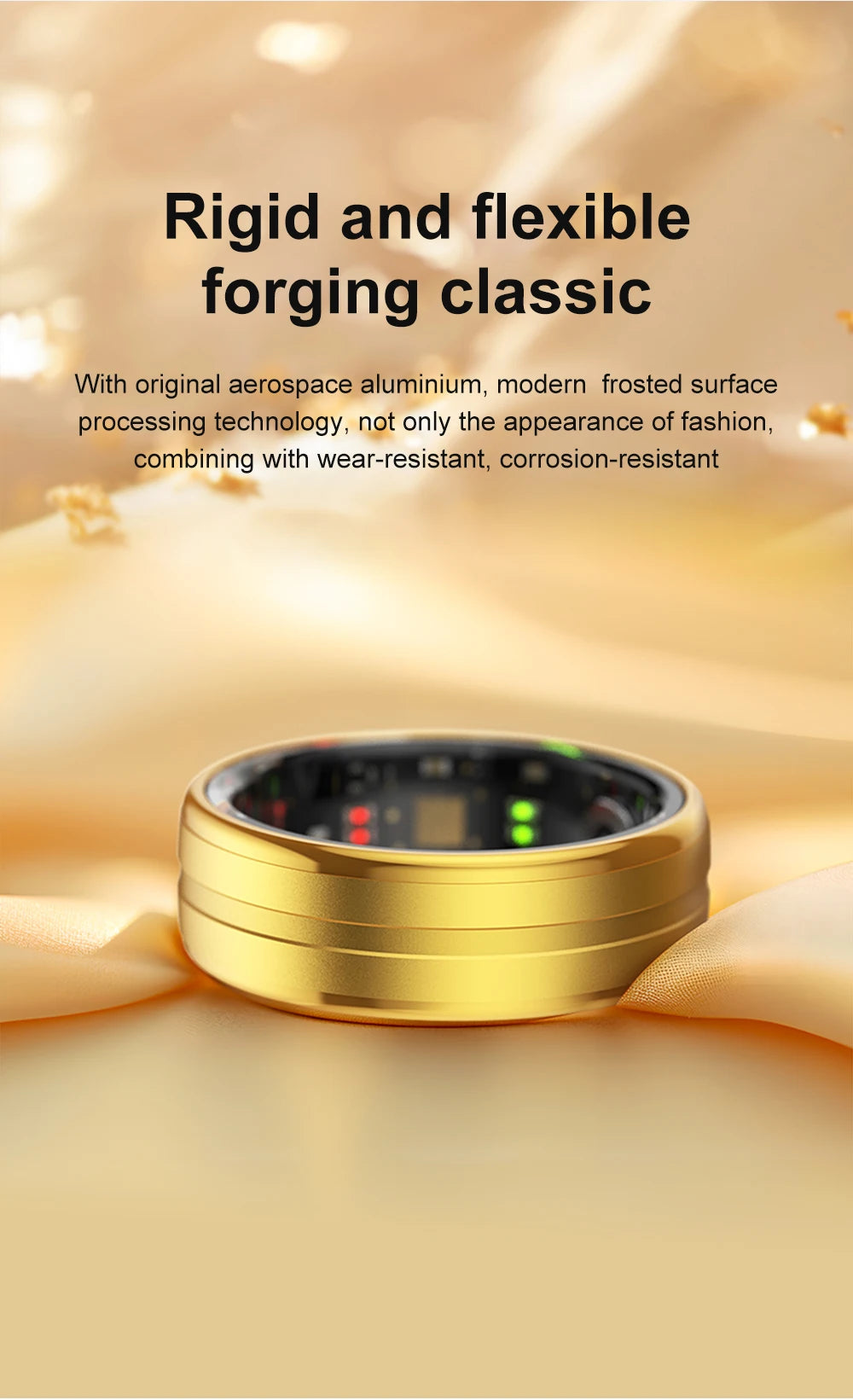 2025 R06 Smart Ring Men Women Health Monitor IP68 Waterproof Man Smartring Fitness Tracking Smart Rings Multiple Sport Modes