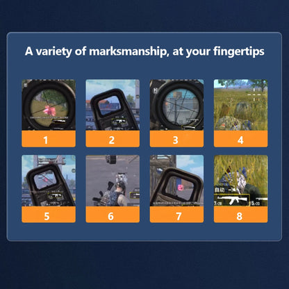 G21 1 Pair 6 Finger Game Controller Gamepad Flexible Sensitive Gaming Aim Shooting Triggers Joystick Button for PUBG Mobile