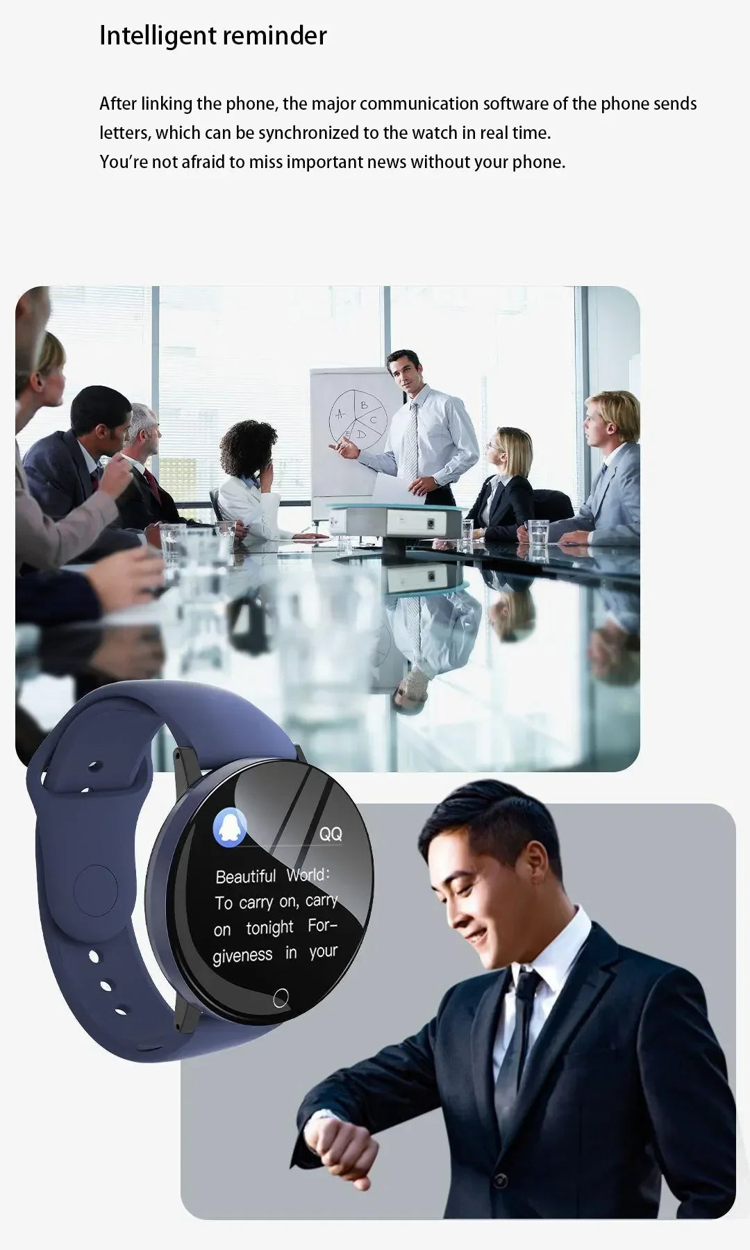 Round Digital Smart Sport Watch – LED Electronic Bluetooth Wristwatch for Men/Women/Kids (Dropshipping Ready)