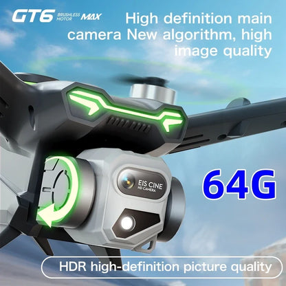 GT6 Max drone screen remote control GPS positioning high-definition aerial photography brushless motor flight play