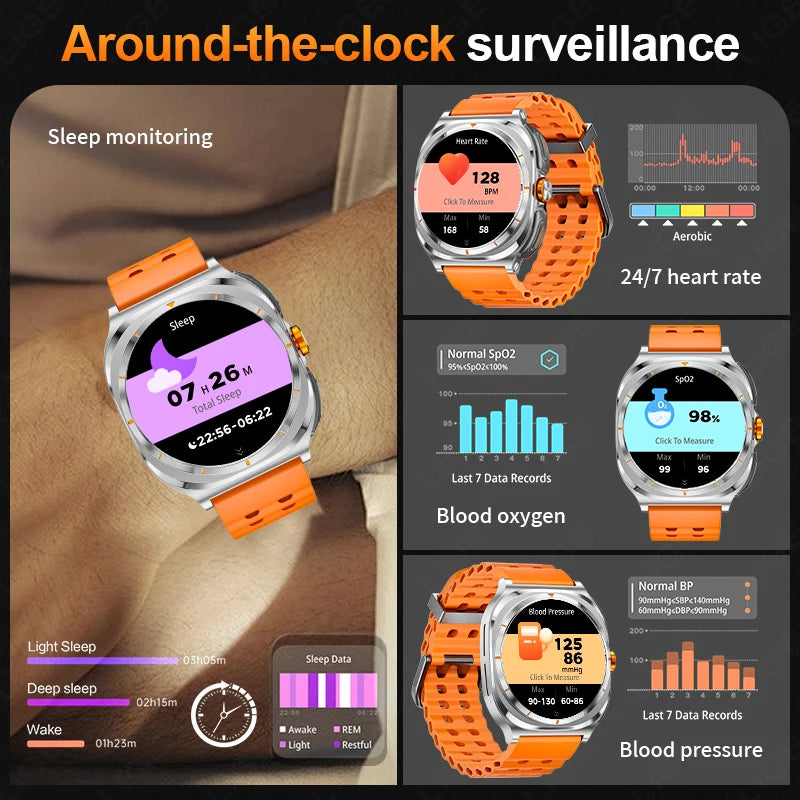 2025 New Smart Watch With 2 in 1 TWS Wireless Headset Bluetooth Call 1.53" AMOLED Screen 400mAh IP67 Waterproof Sport Smartwatch