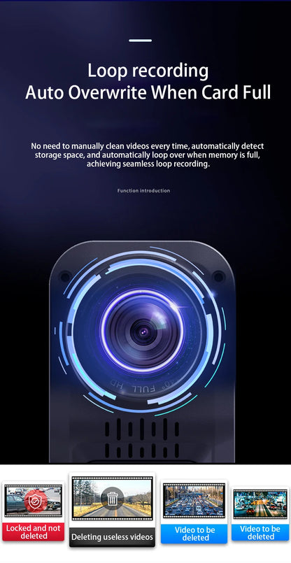 Dash Cam Car USB ADAS DVR HD1080P Special for Android Multimedia Player Dual-lens Front Rear 170 Degree Recorder Reverse Vision