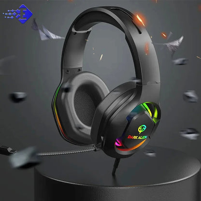 Gaming Headphones For PC/PS4/PS5 EKSA E1000 7.1 Surround RGB Gaming Headset Gamer USB Wired Headphones With Noise Cancelling Mic