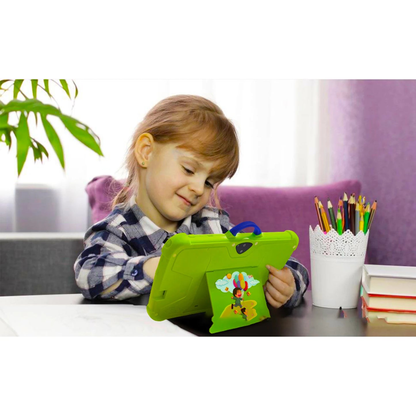 NEW 7 Inch Tablet Android 13 Children Tablet PC for Learning 4GB RAM 64GB ROM Quad Core 4000mAh Wifi 5 1024x800 IPS Kids Tablets