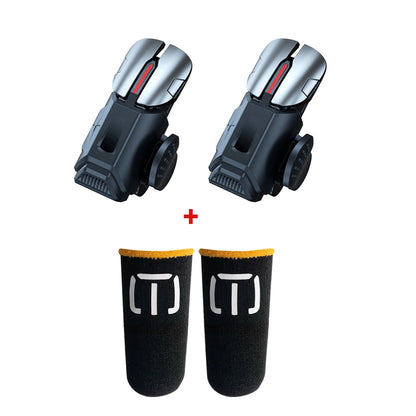 G21 1 Pair 6 Finger Game Controller Gamepad Flexible Sensitive Gaming Aim Shooting Triggers Joystick Button for PUBG Mobile