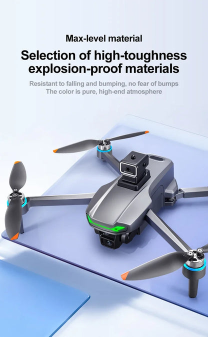 SHOU601PROMAX With Screen GPS Drone Aerial 8K HD Professional Quadcopter Obstacle Avoidance Brushless Remote Control Aircraft