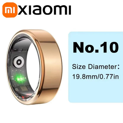 Xiaomi Smart-Ring Bluetooth Health Monitoring Blood Oxygen Sleep Heart Rate Multi-sport Modes Waterproof IP68&5ATM Men Women New